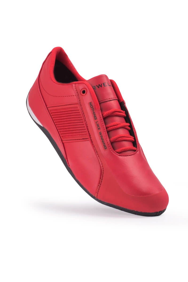 Marwells férfi bőrcipő - piros 20210835530
