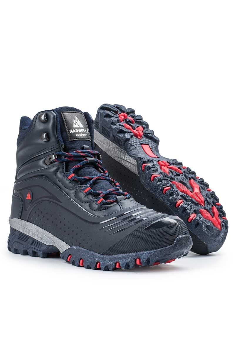 MARWELLS Men's outdoor boots - Navy Blue 20210835585