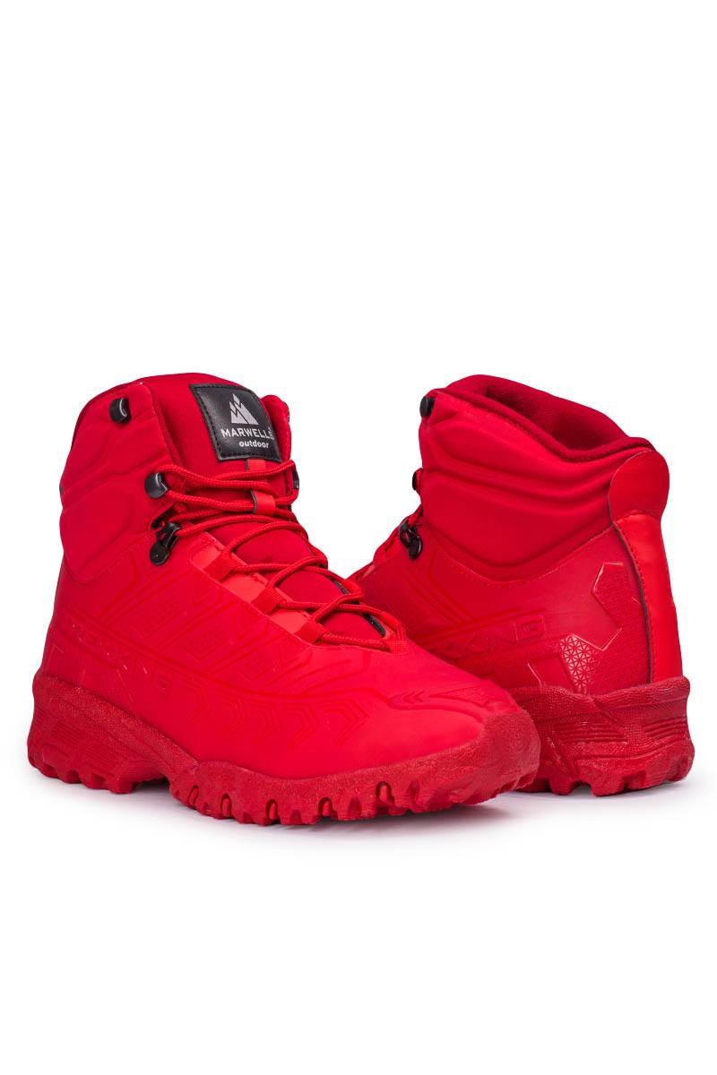 Euromart Marwells Men's Hiking Boots Red 20210835676