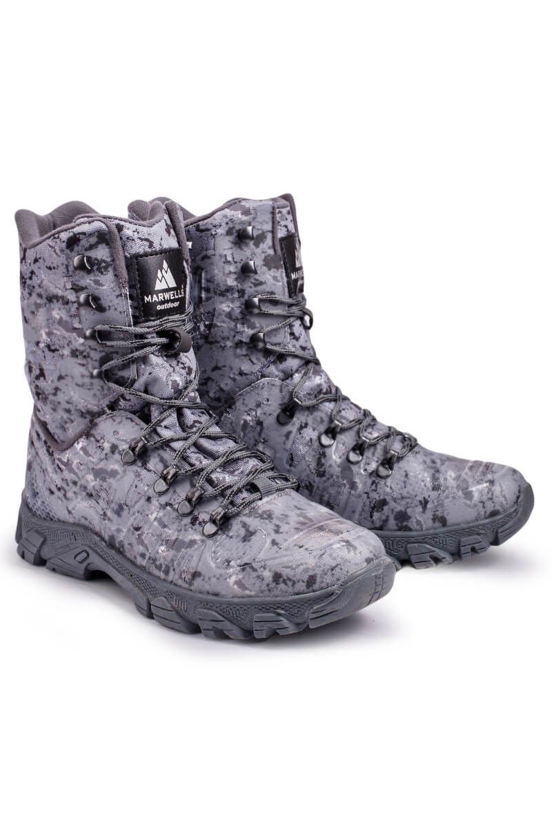 MARWELLS Tactical Boots - Dark Gray Camo 20210835619