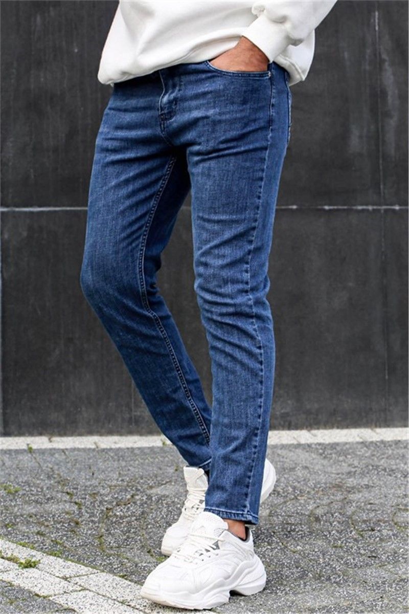 Men's Straight Fit Jeans 6333 - Blue #367692