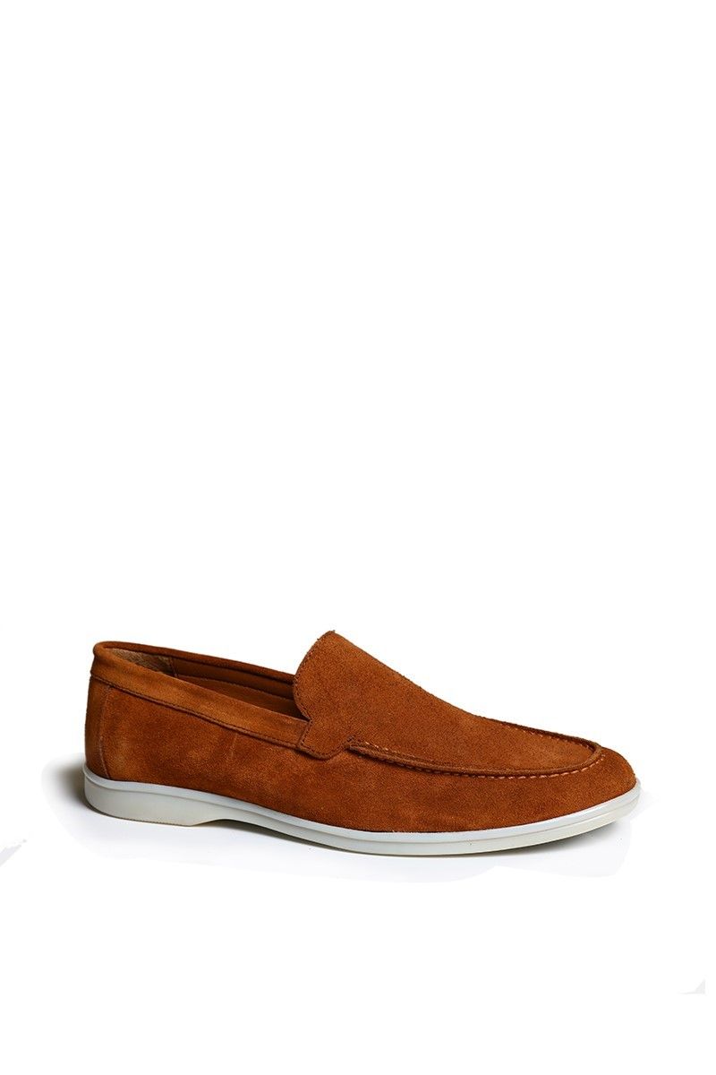 Men's Real Suede Shoes - Brown #20210834562