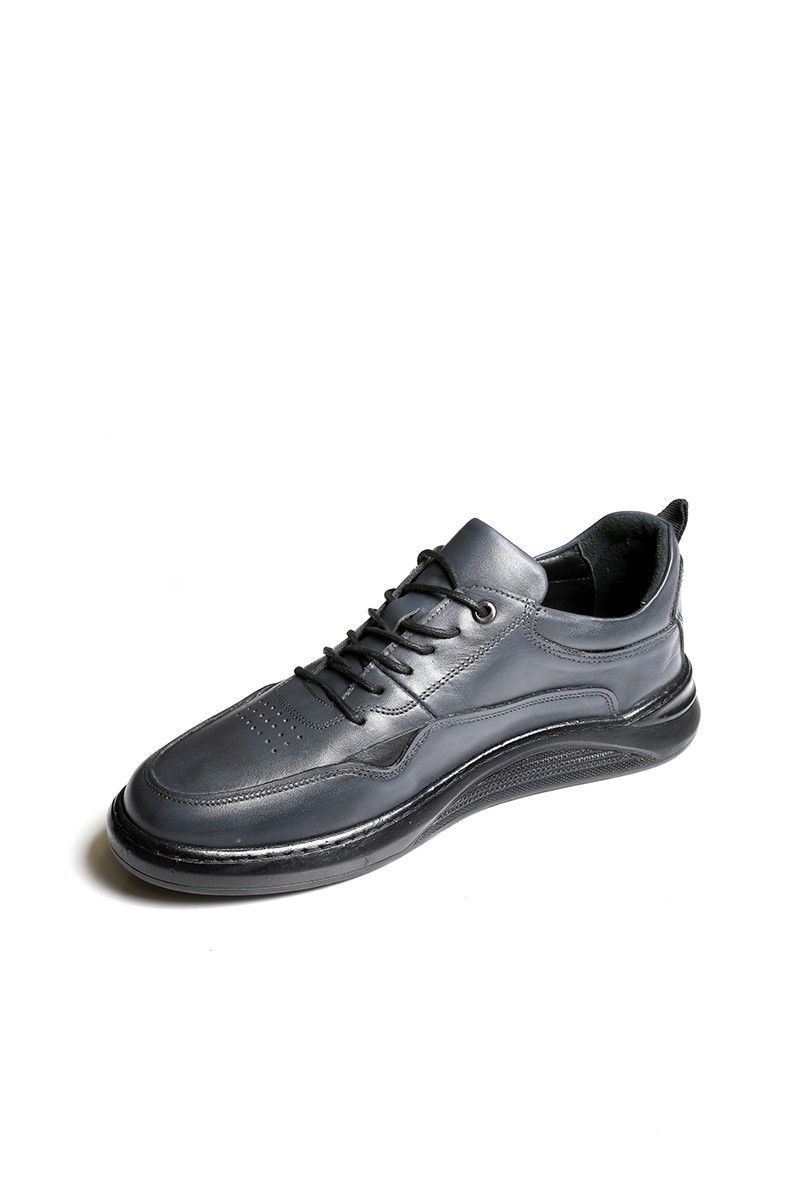 Men's Real Leather Shoes - Grey #20210834591