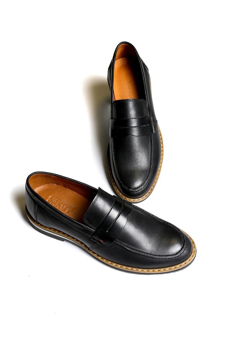 Men's Real Leather Shoes - Black #20210834566