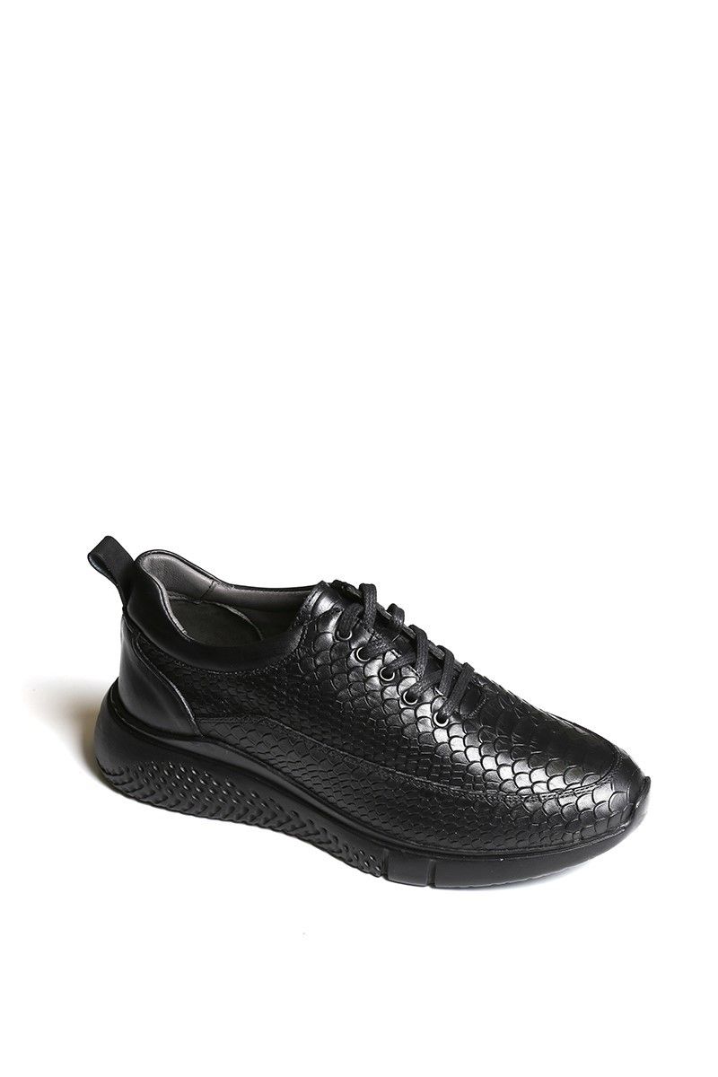 Men's genuine leather shoes - Black 20210834592