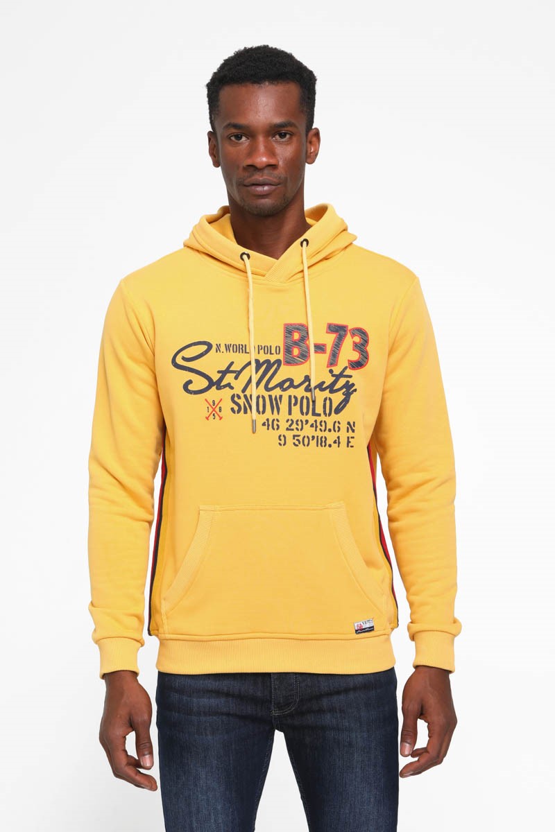 Euromart - Men's hoodie 64005 - Mustard 987777