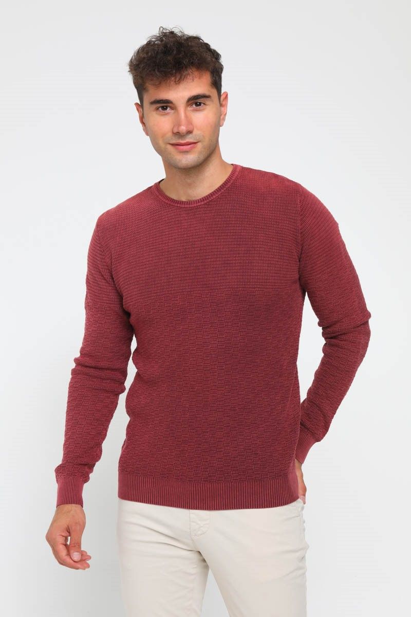 New World Polo Men's Sweatshirt - Red #266839