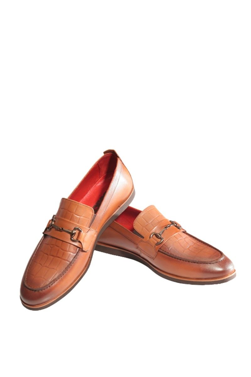 Мъжки обувки от естествена кожа - Кафяви 20210835267
