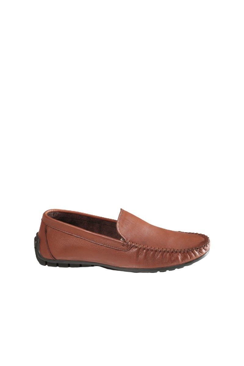 Мъжки обувки от естествена кожа - Кафяви 20210835272