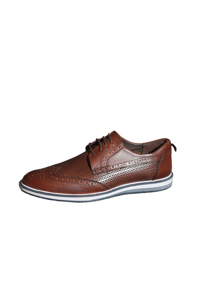 Men's leather shoes - Brown 20210835472