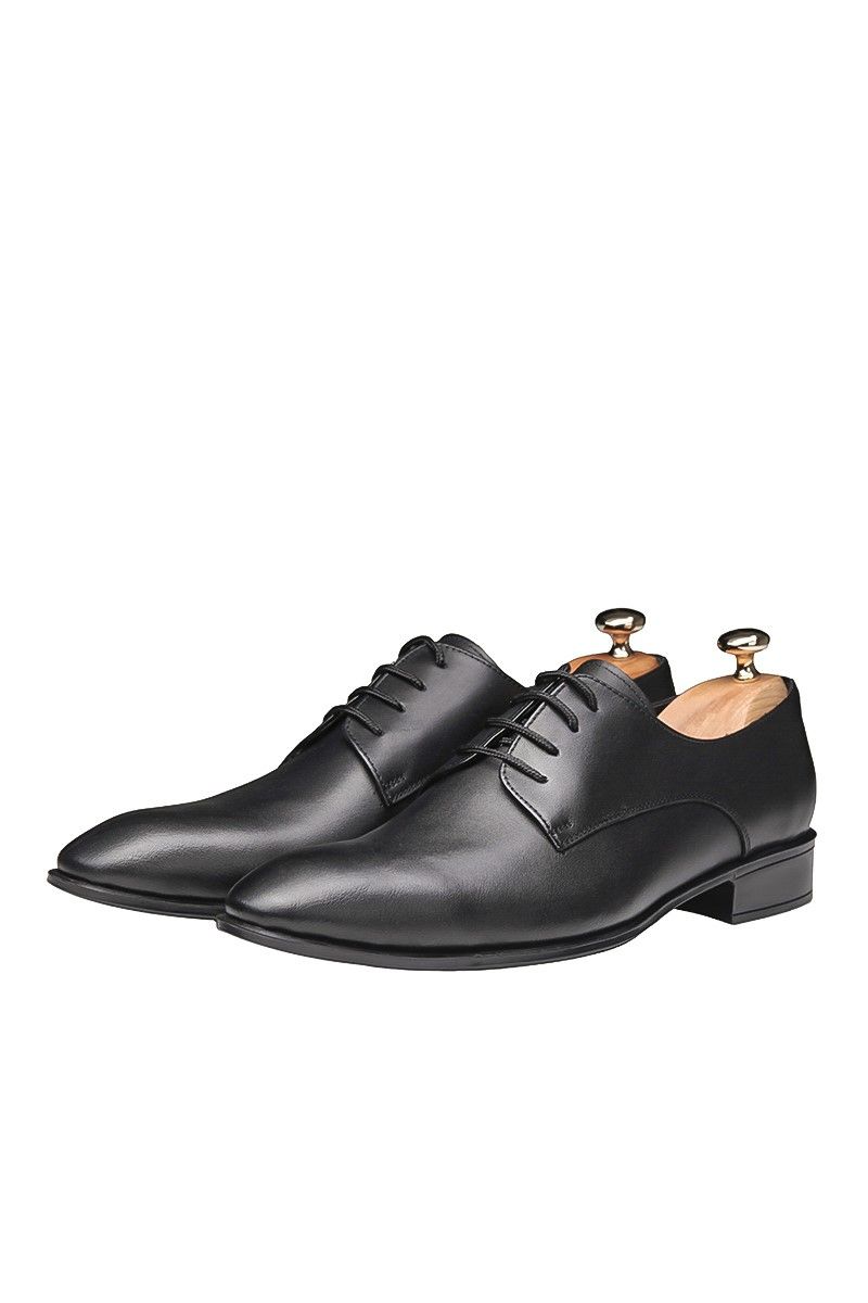 Ducavelli Men's Real Leather Shoes - Black #202101