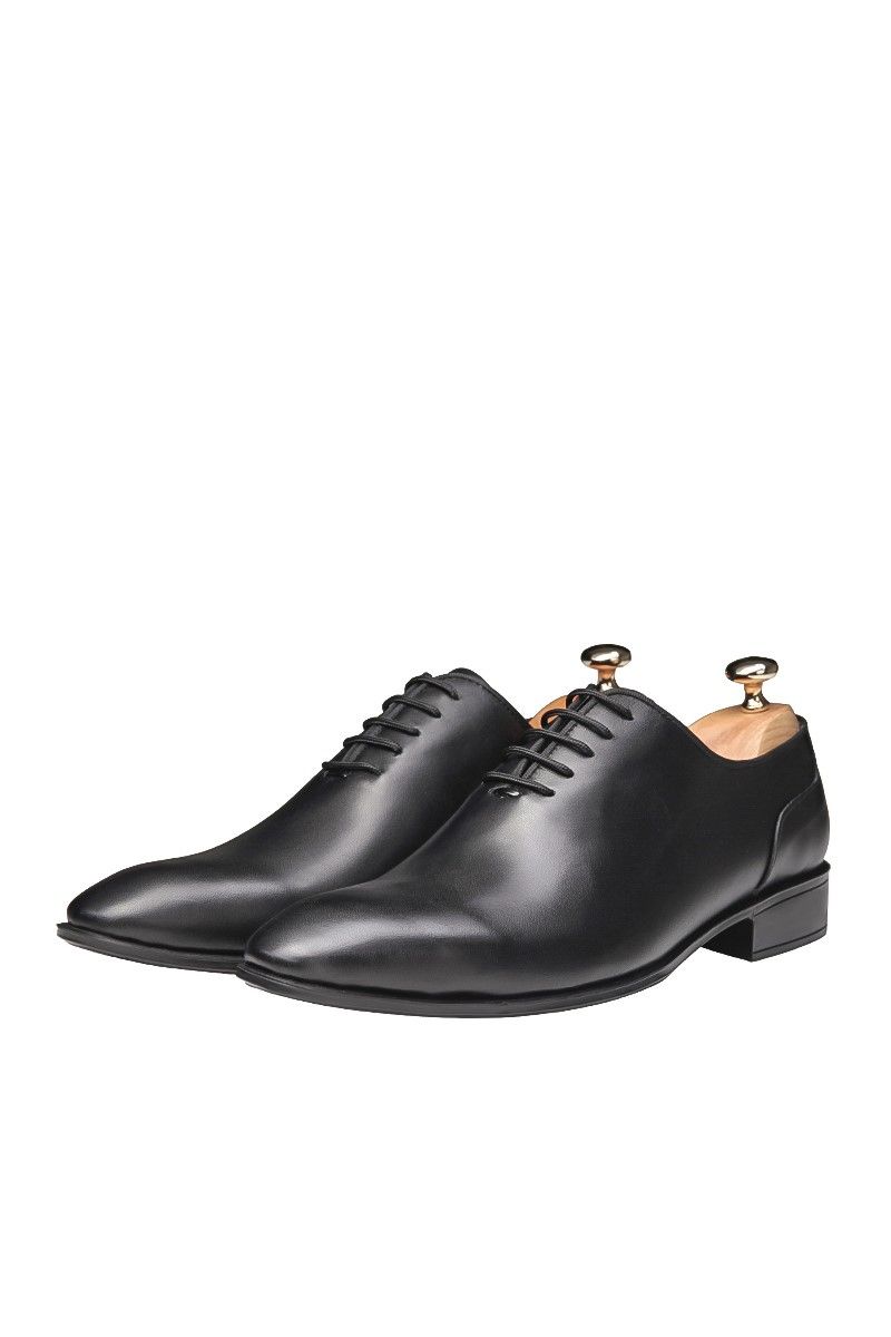 Ducavelli Men's Real Leather Shoes - Black #202104