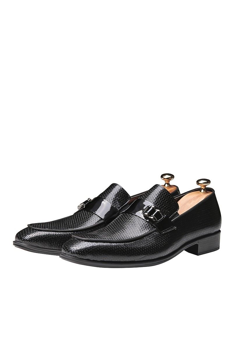 Ducavelli Men's Real Leather Shoes - Black #202109