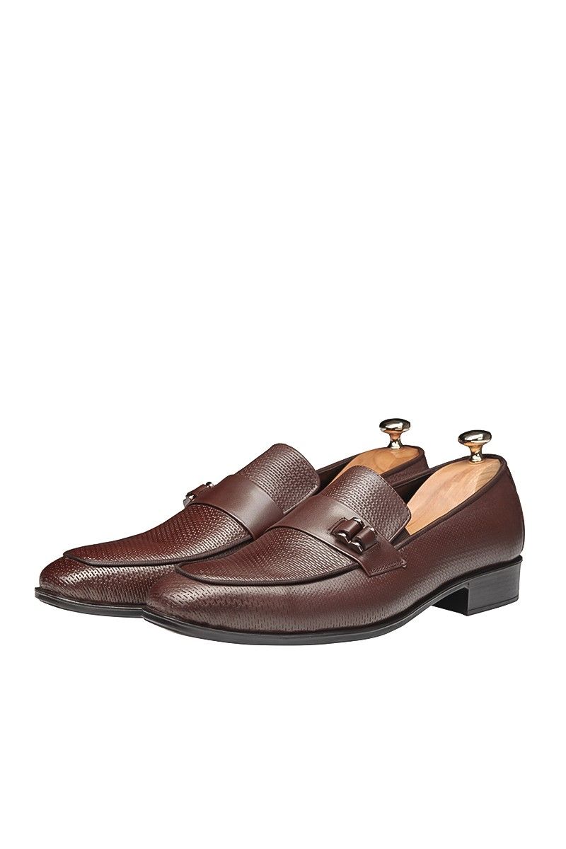 Ducavelli Men's Real Leather Shoes - Brown #202107