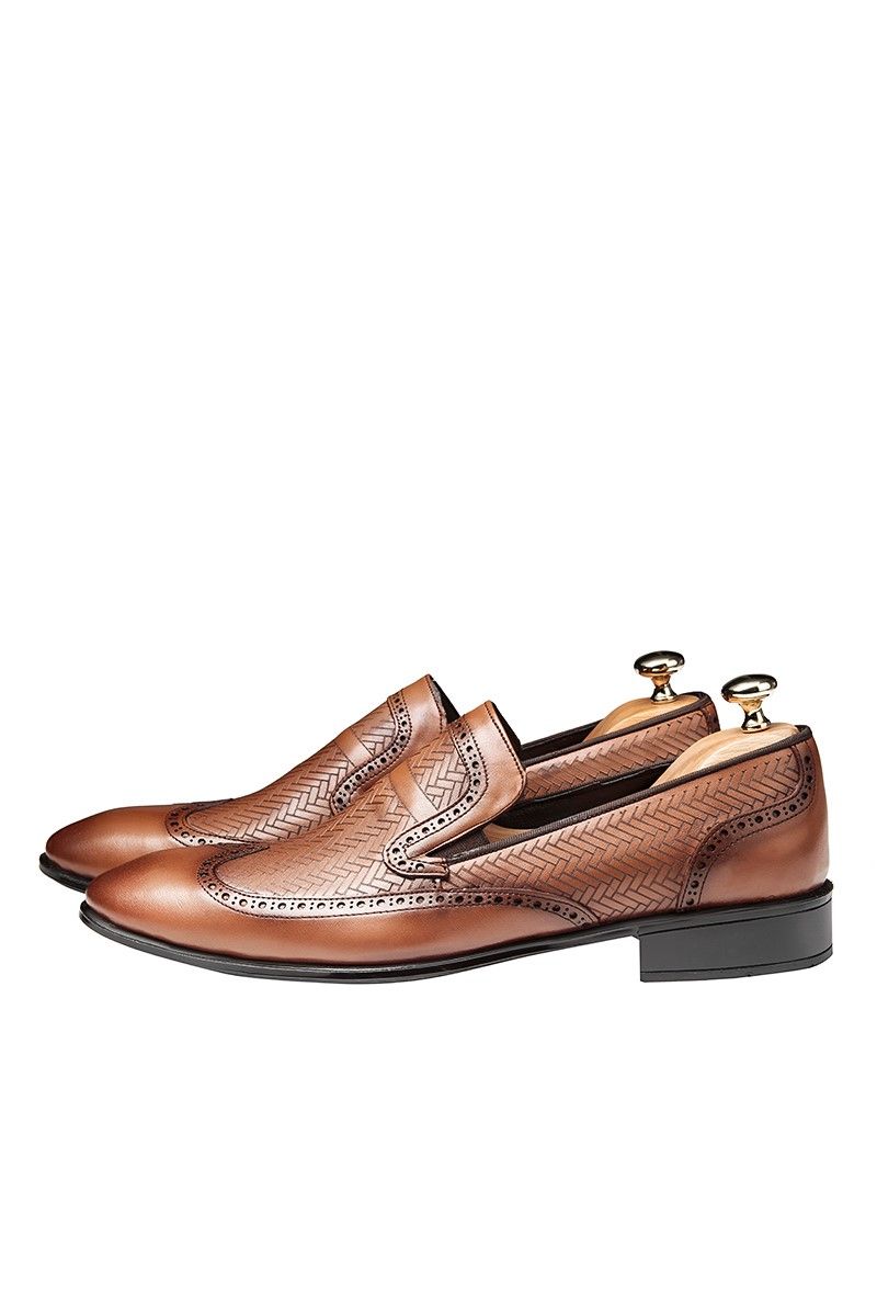 Men's Elegant Shoes Brown 202127