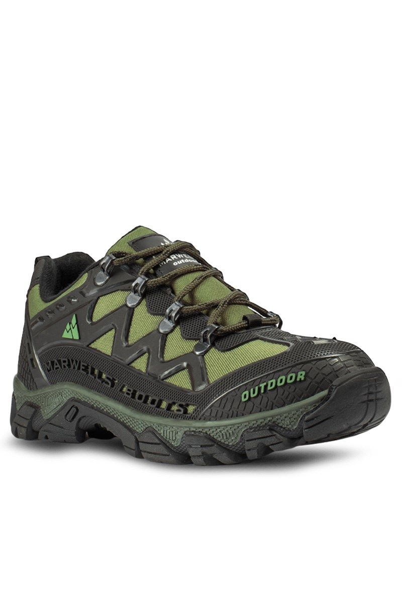 Men's hiking shoes - Black/Green 2021083226