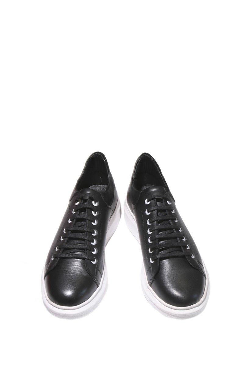 Men's leather shoes - Black 20210835182