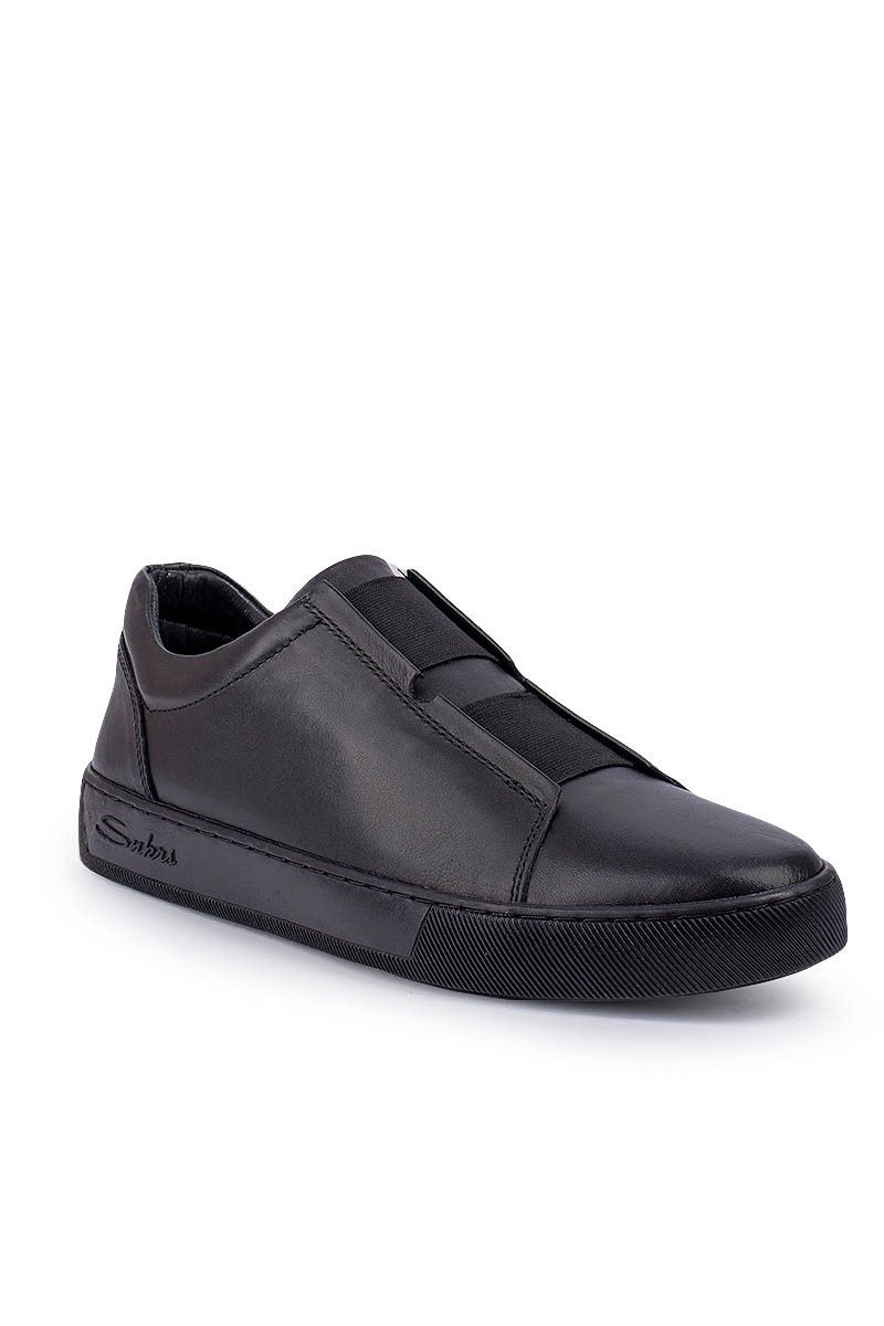 Men's leather shoes - Black 20210835220