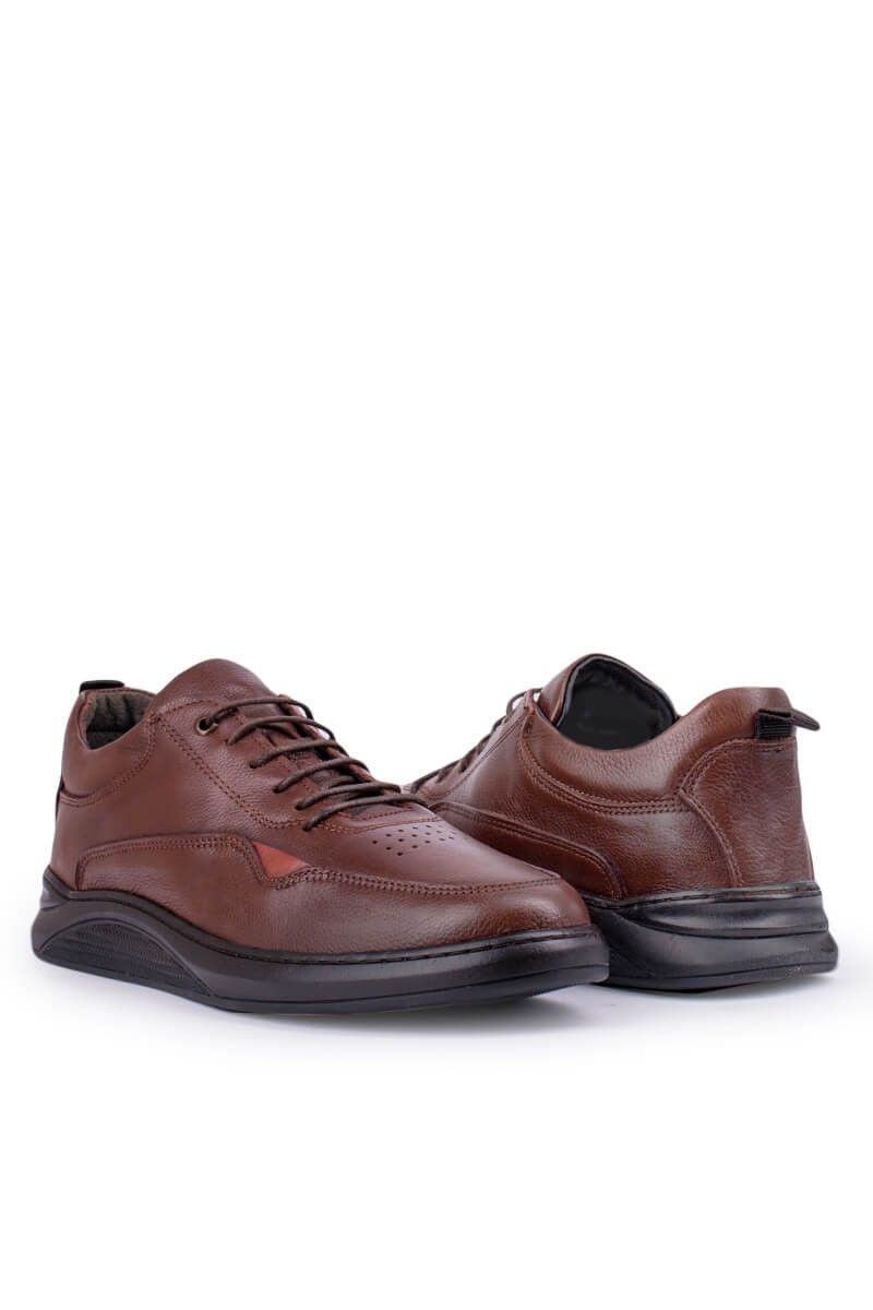 Men's leather shoes - Brown 20210835134