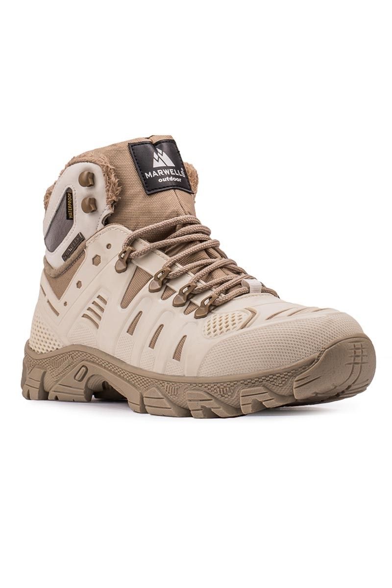 Men's hiking boots - Beige - 2021082508