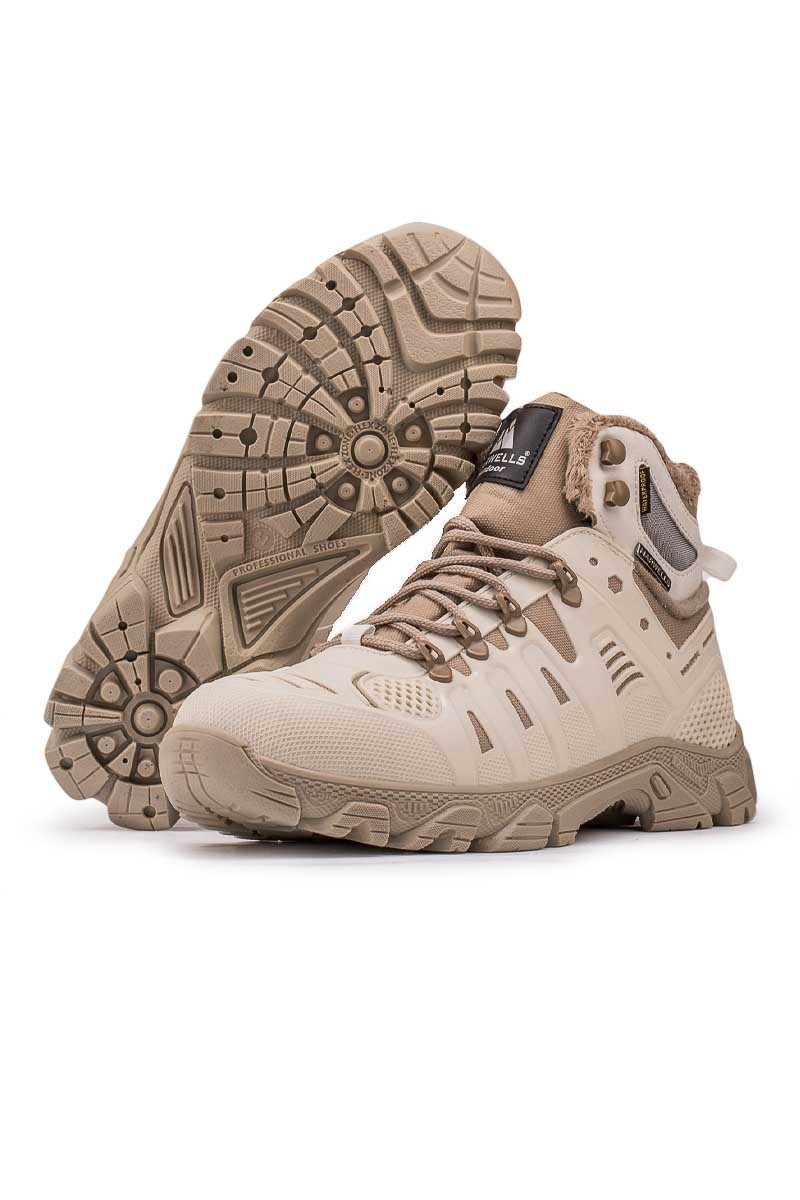 Euromart - Men's hiking boots - Beige - 2021082508