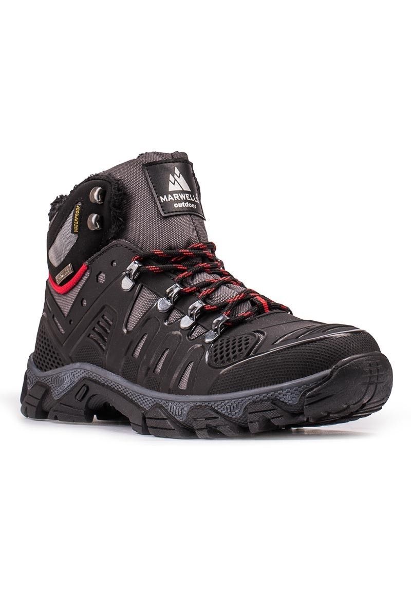 Men's hiking boots - Black-Gray 2021082502