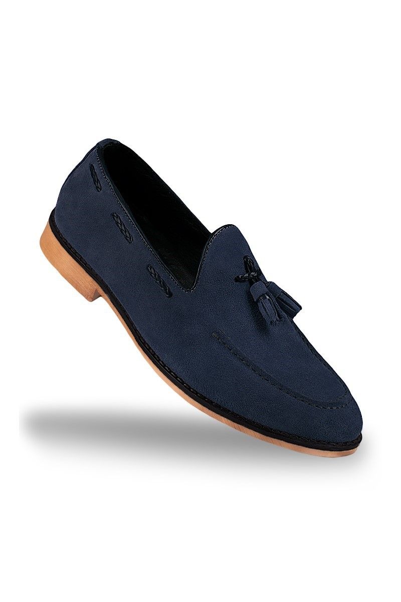 Men's Smart Tassel Shoes - Dark Blue #2021082517
