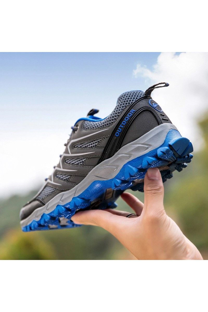 Men's Hiking Shoes - Grey, Blue #9979482