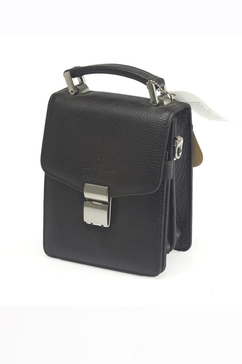 Leather Handbag - Black #318189