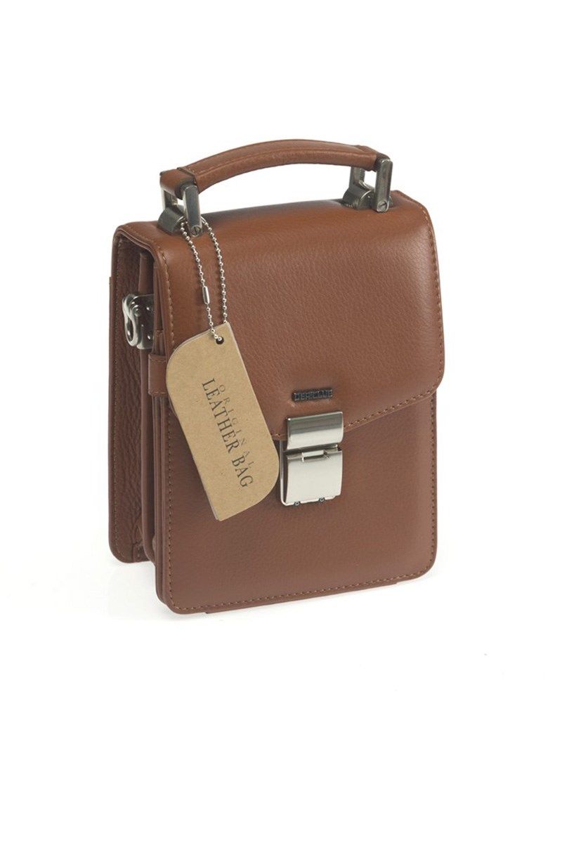 Leather Handbag - Brown #318190