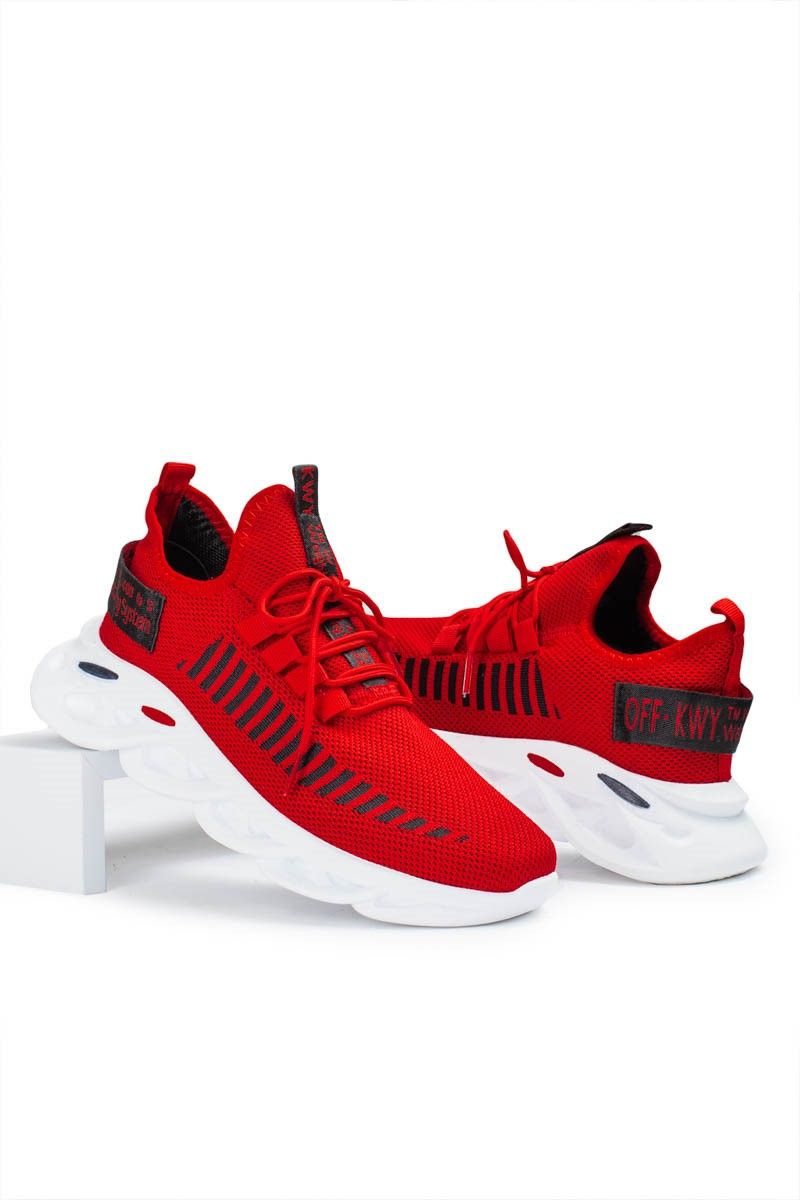 Men's Trainers - Red #2021678