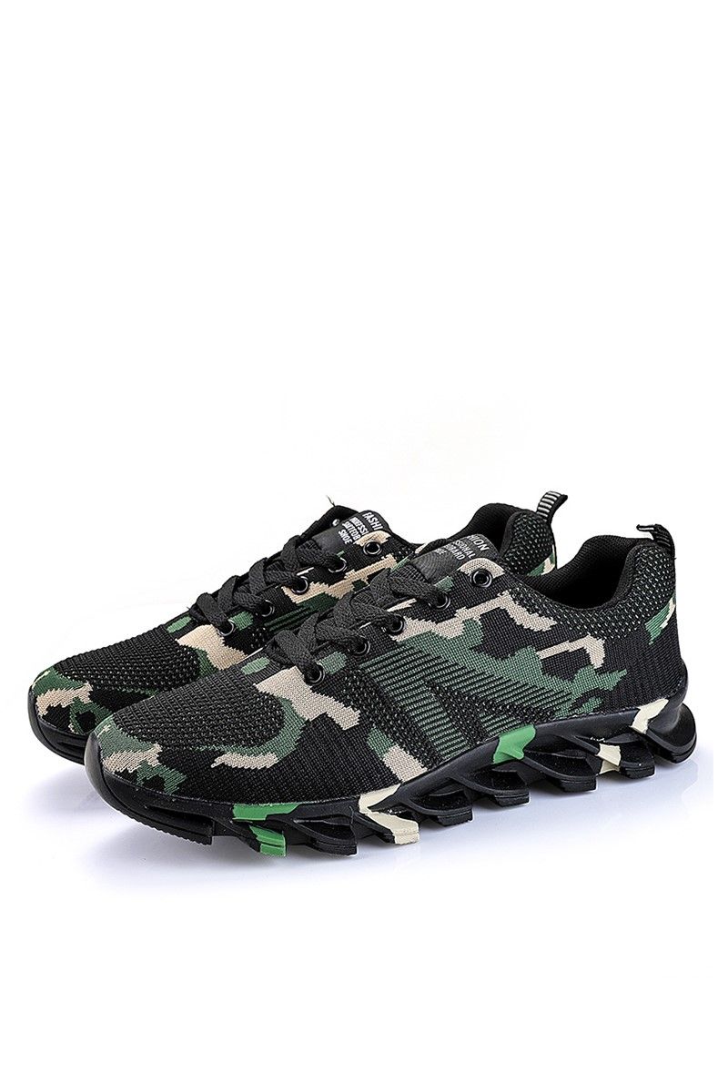 Men's Trainers - Camouflage, Green #202172
