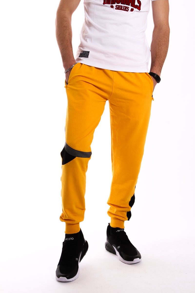 Madmext Men's Jogger - Yellow #81094479