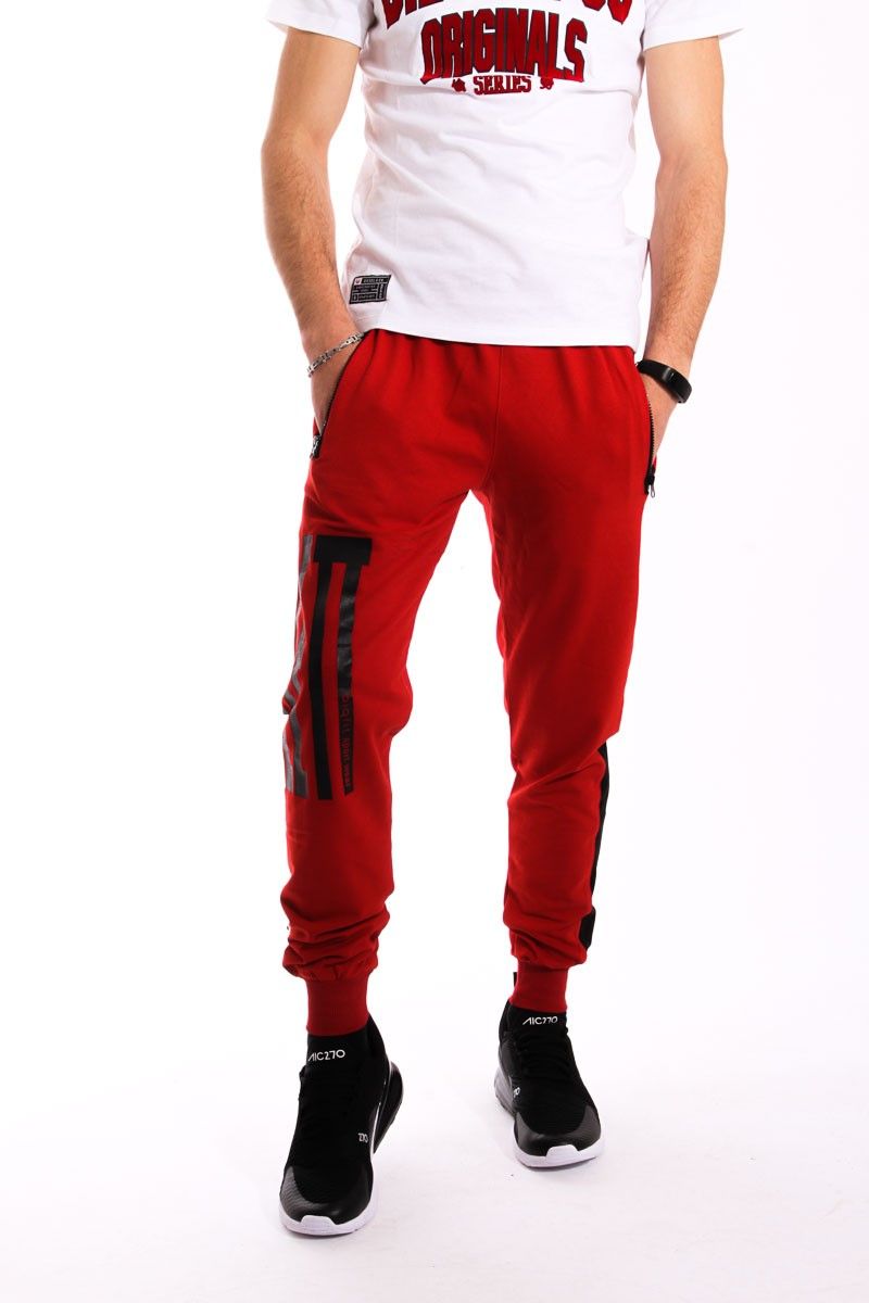 Muške sportske hlače - Crvena #81094489