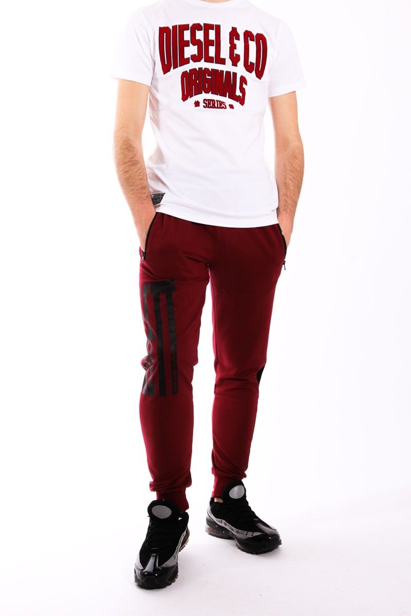 Madmext Men's Jogger - Red #81094495