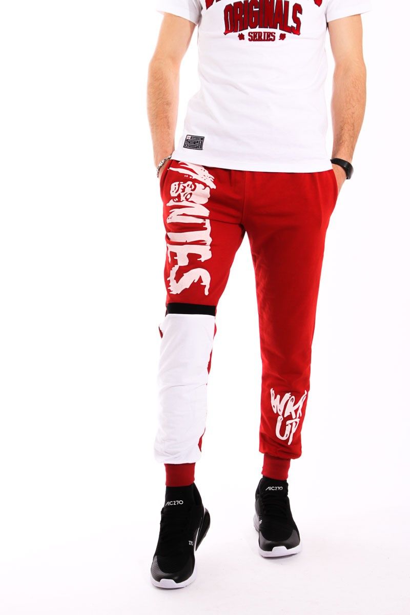 Madmext Men's Jogger - Red #81094504