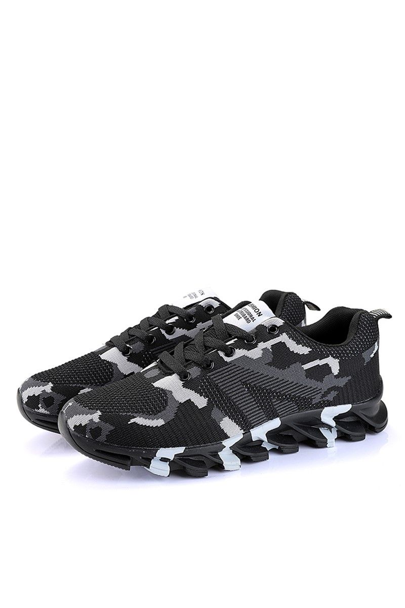Men's Trainers - Camouflage, Grey #202173