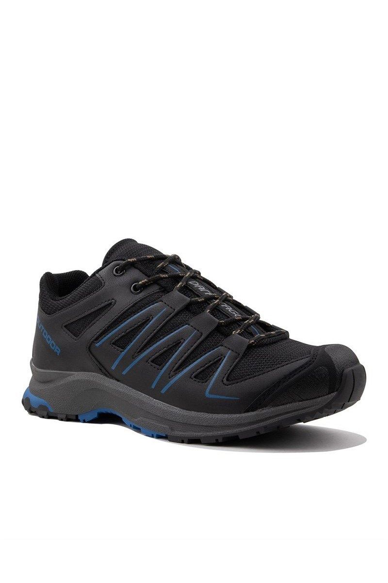 Muške sportske cipele - crne s plavom # 324886