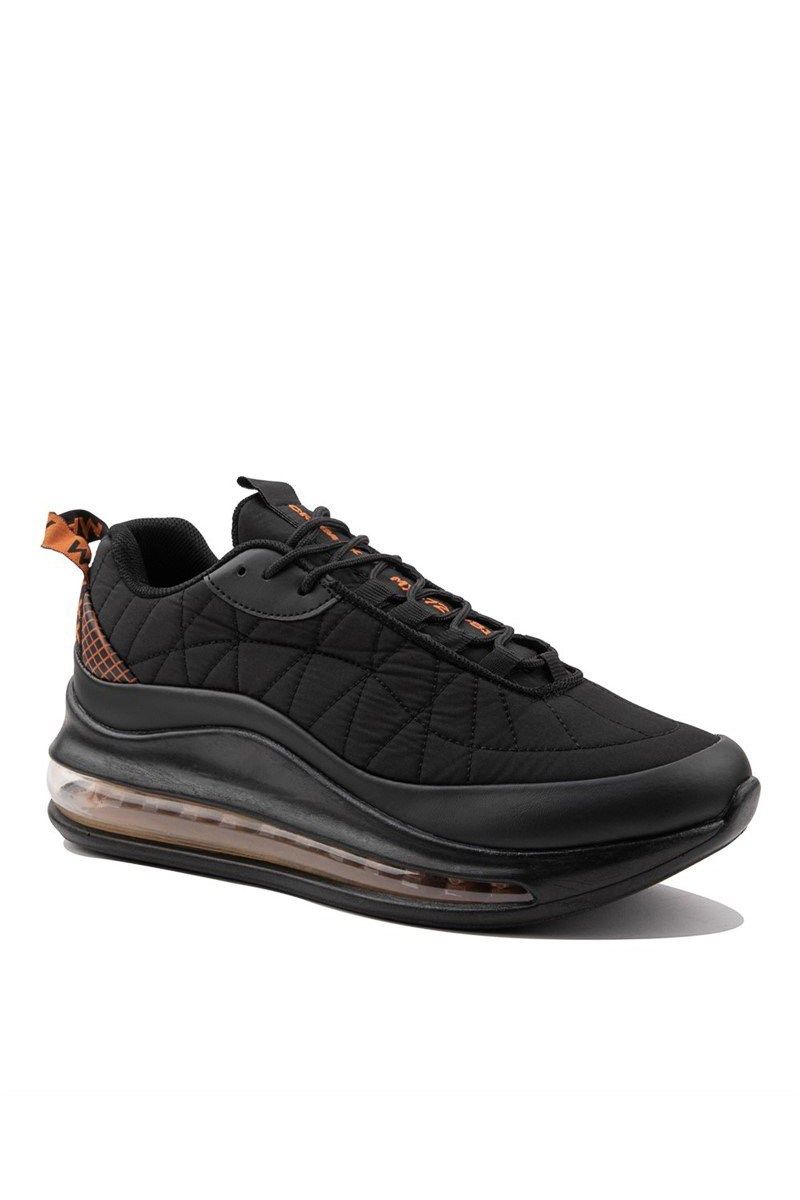 Pánská sportovní obuv - Černá s oranžovou # 324882