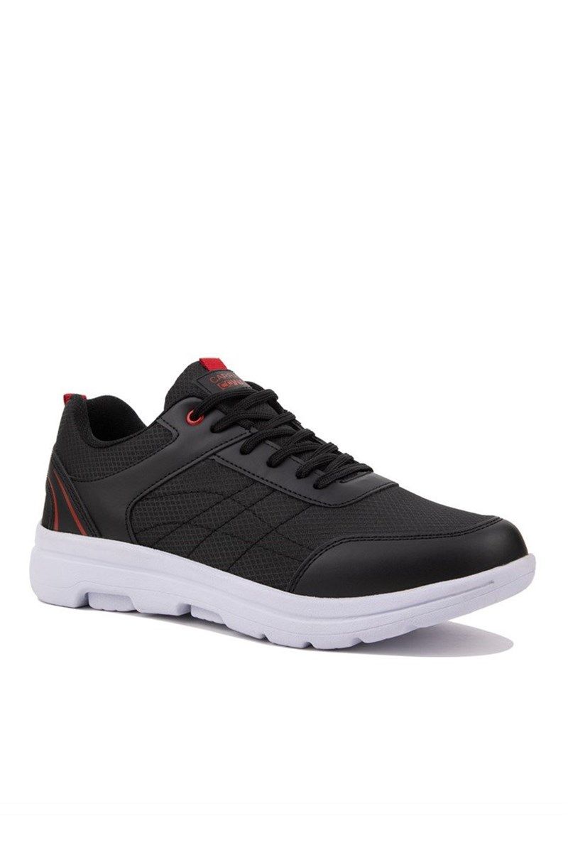 Men's sports shoes - Black with Red #324938