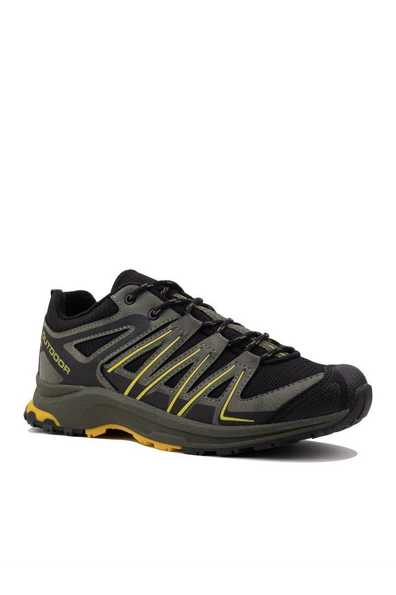 Men's sports shoes - Black with Yellow #324891