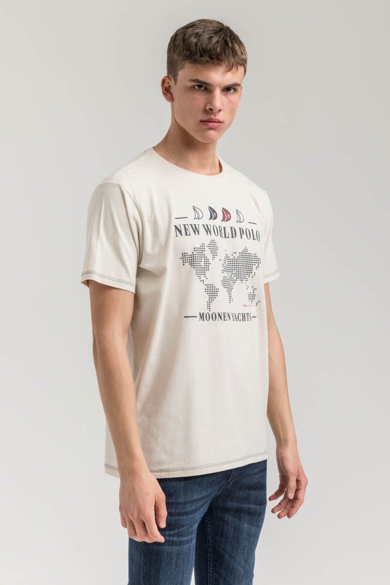 New World Polo Men's T-Shirt - White #2021529