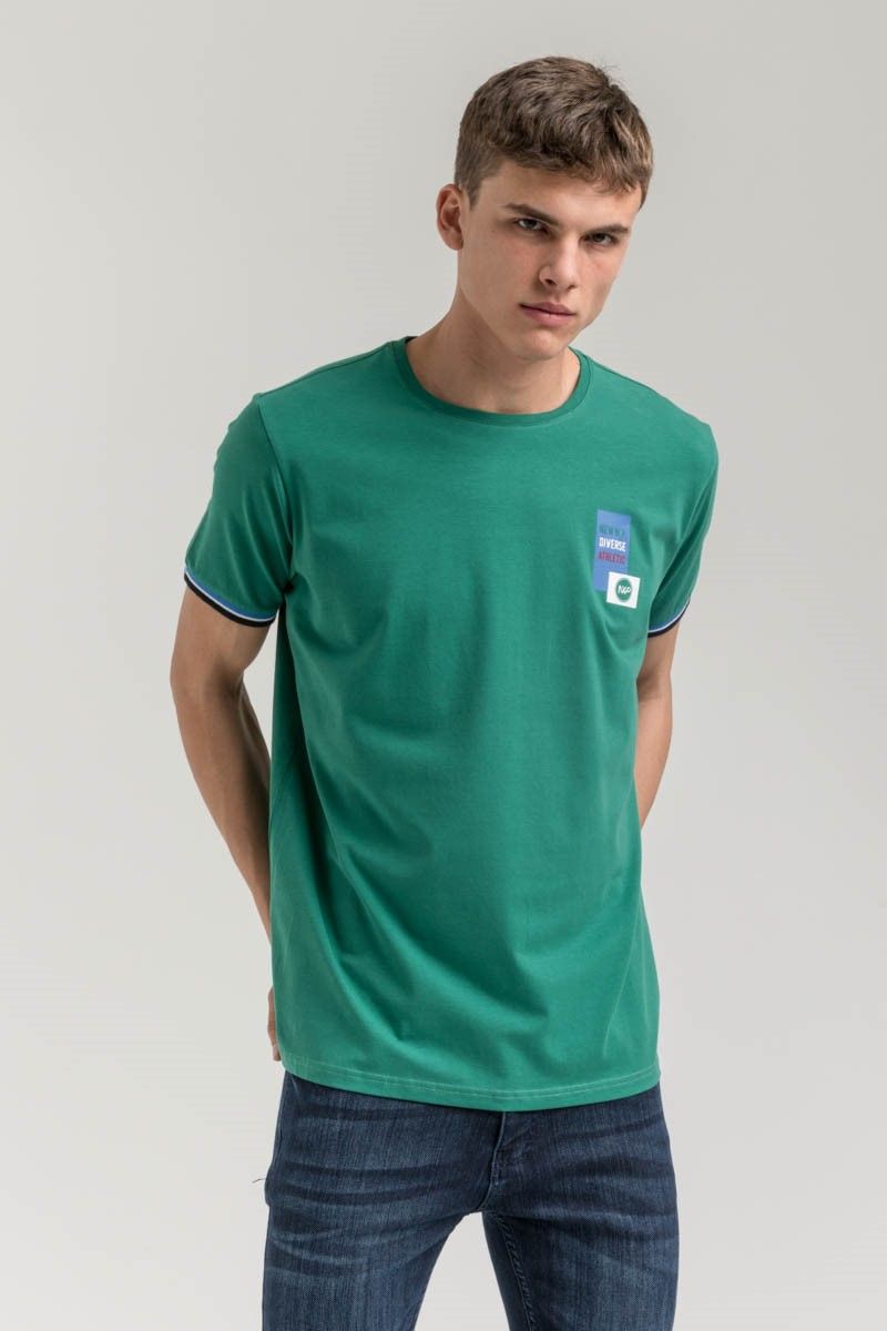 New World Polo Men's T-Shirt - Green #2021540