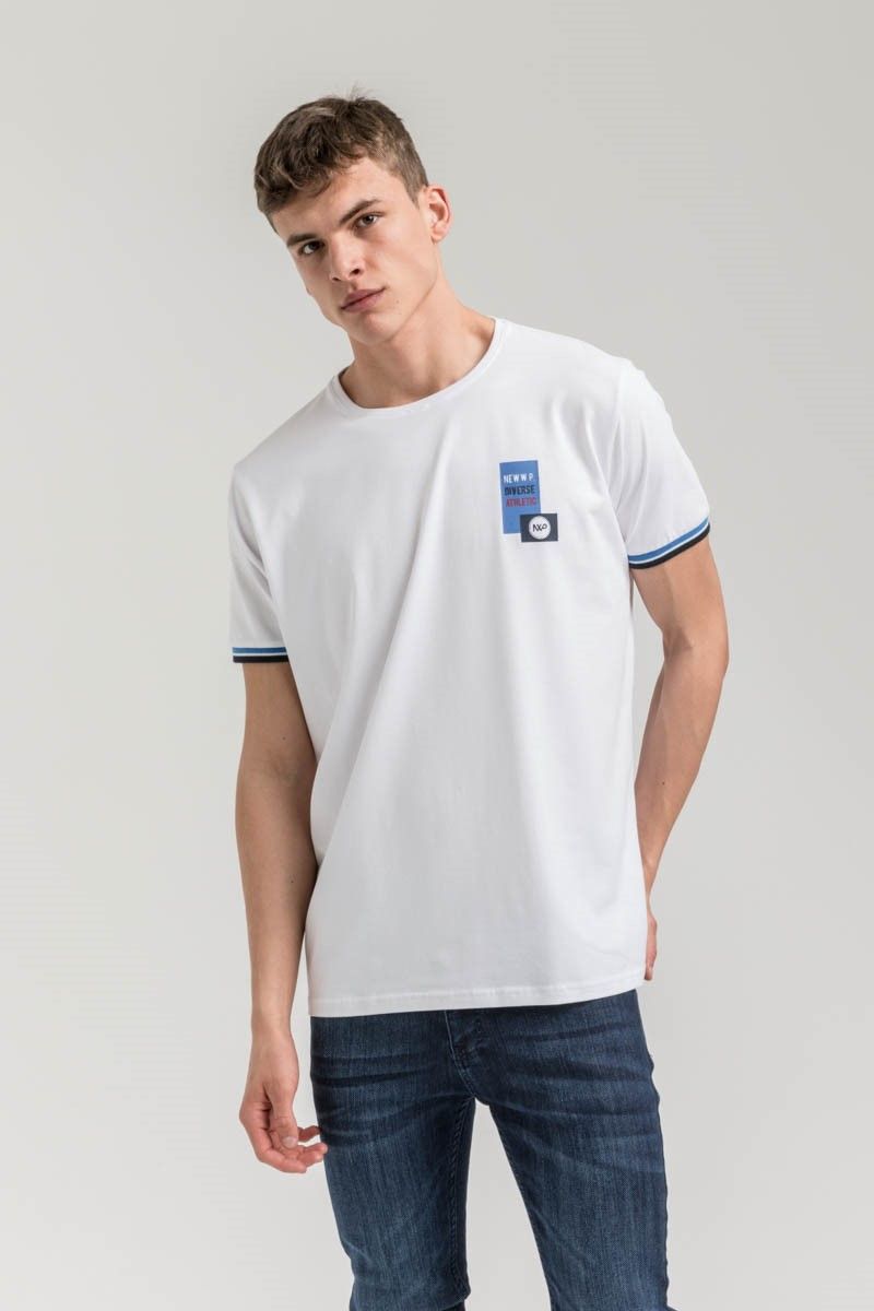 New World Polo Men's T-Shirt - White #2021538
