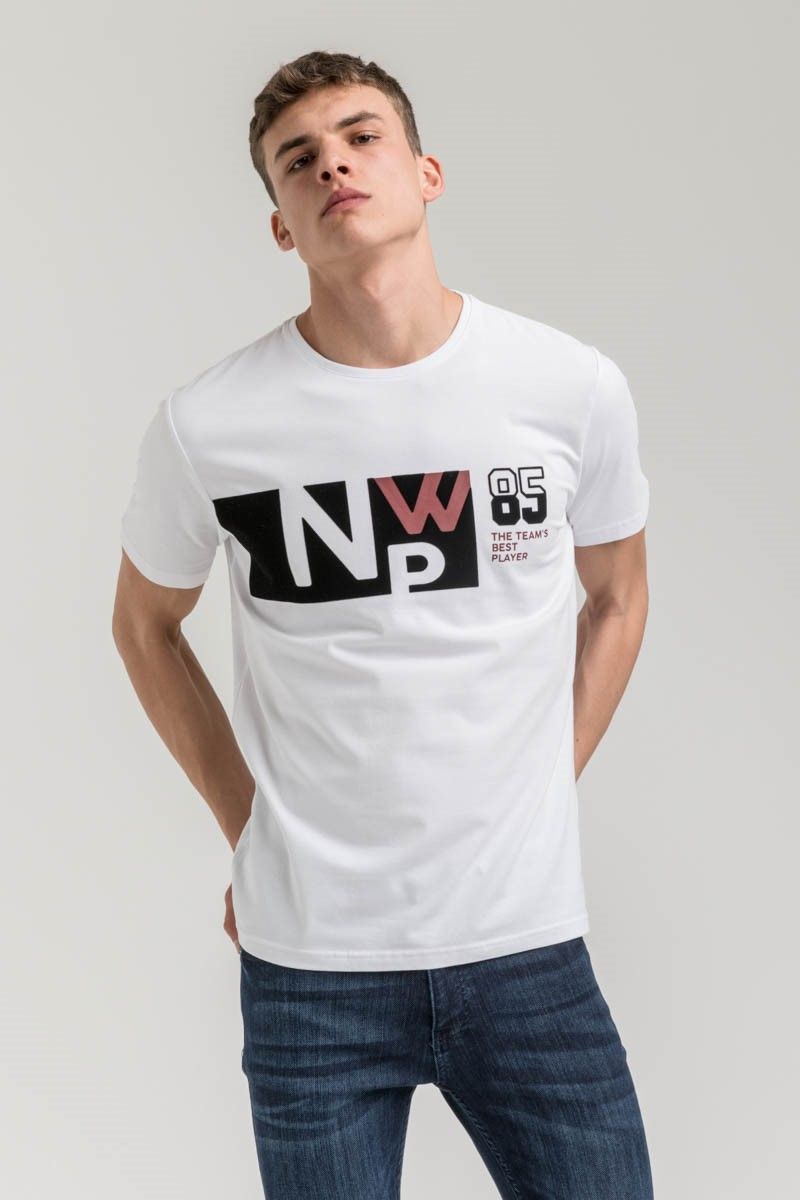 New World Polo Men's T-Shirt - White #2021491