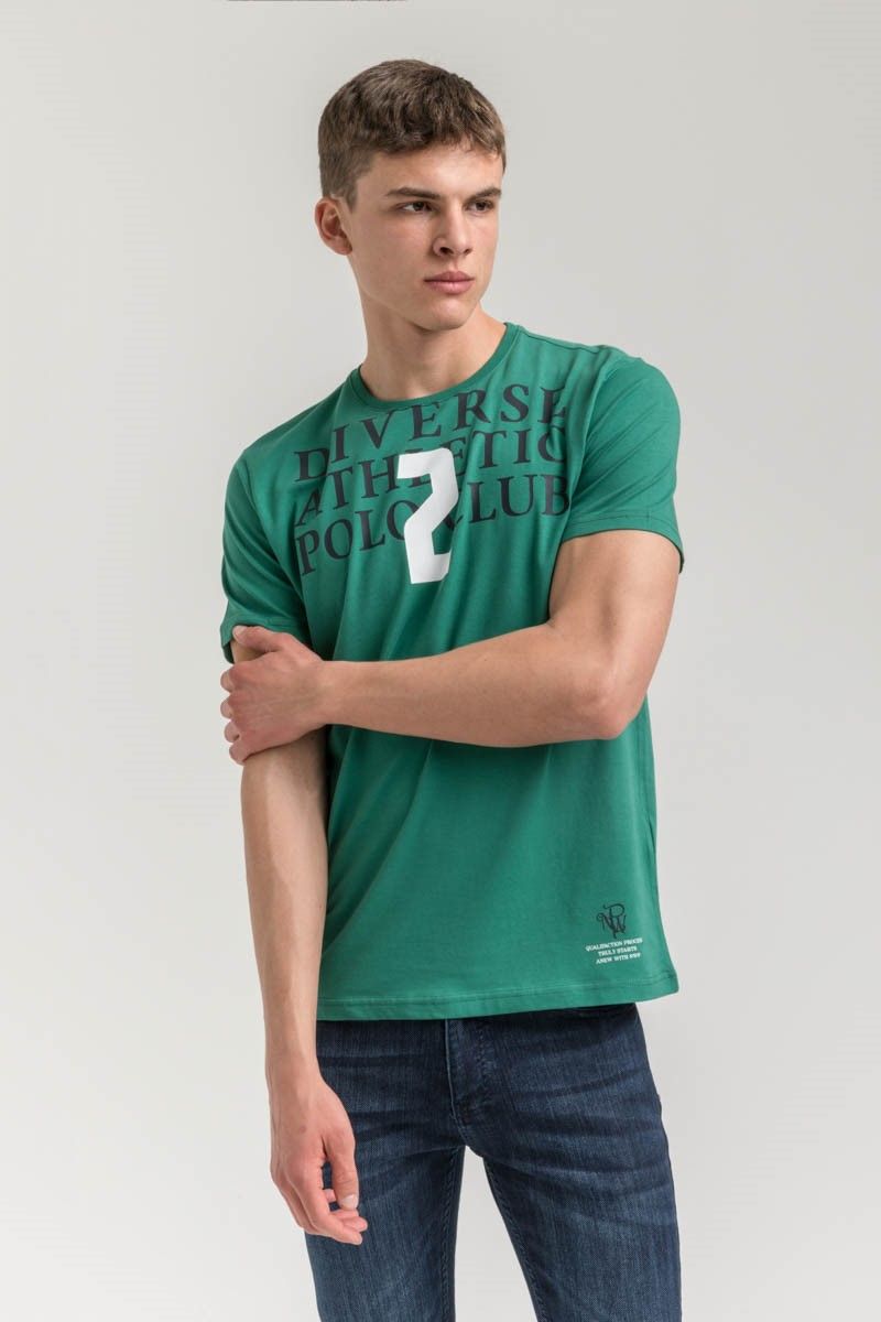 New World Polo Men's T-Shirt - Green #2021498