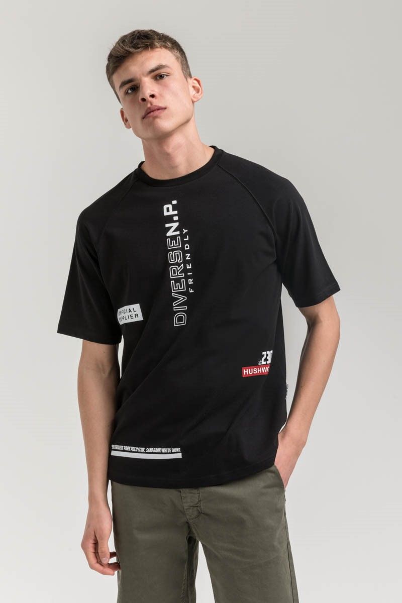 New World Polo Men's T-Shirt - Black #2021564