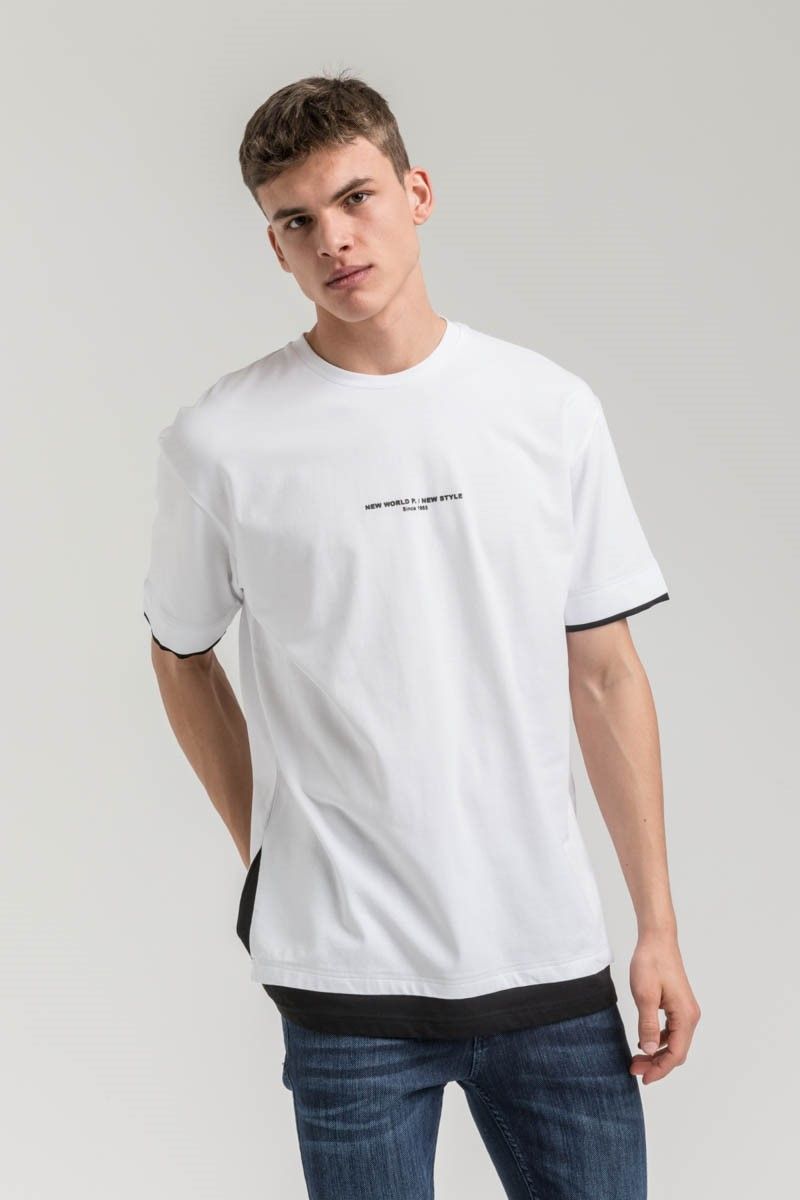 New World Polo Men's T-Shirt - White #2021569