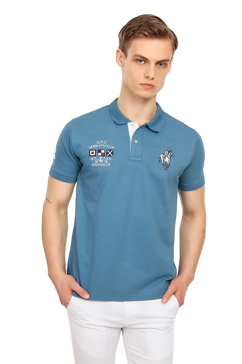 GPC POLO T-shirt uomo - Blue 21156875