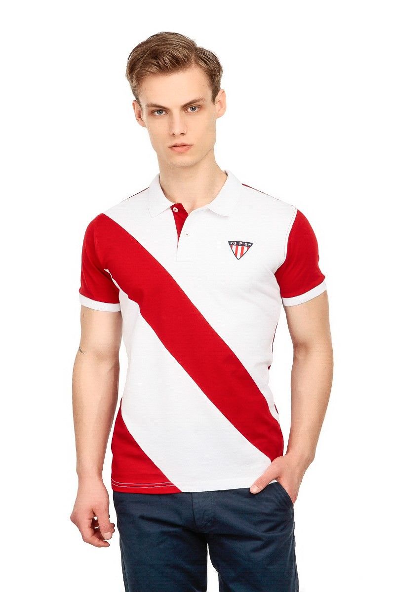 GPC POLO T-shirt uomo - Rosso/Bianco 21156889